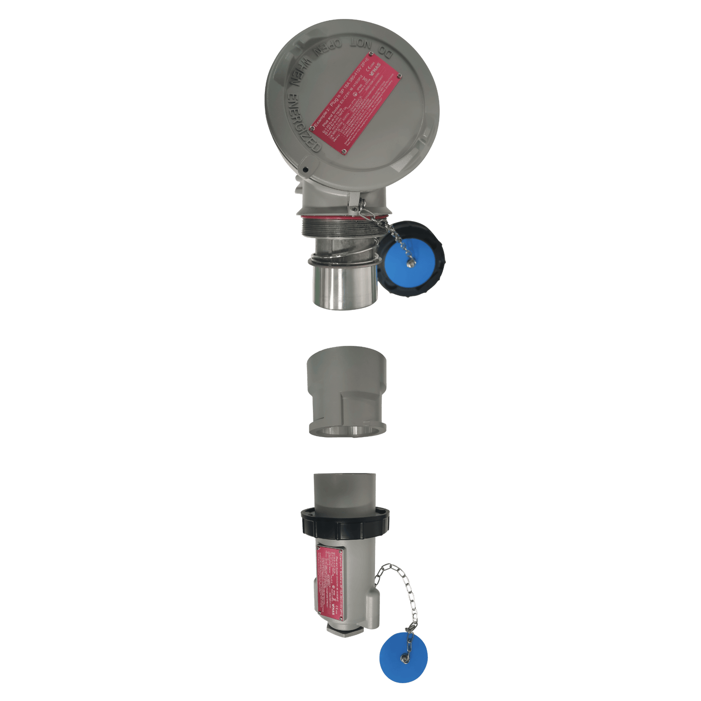 Plug and Socket 1-3Pole 63A - IECEx ATEX Hazardous Area 1,2