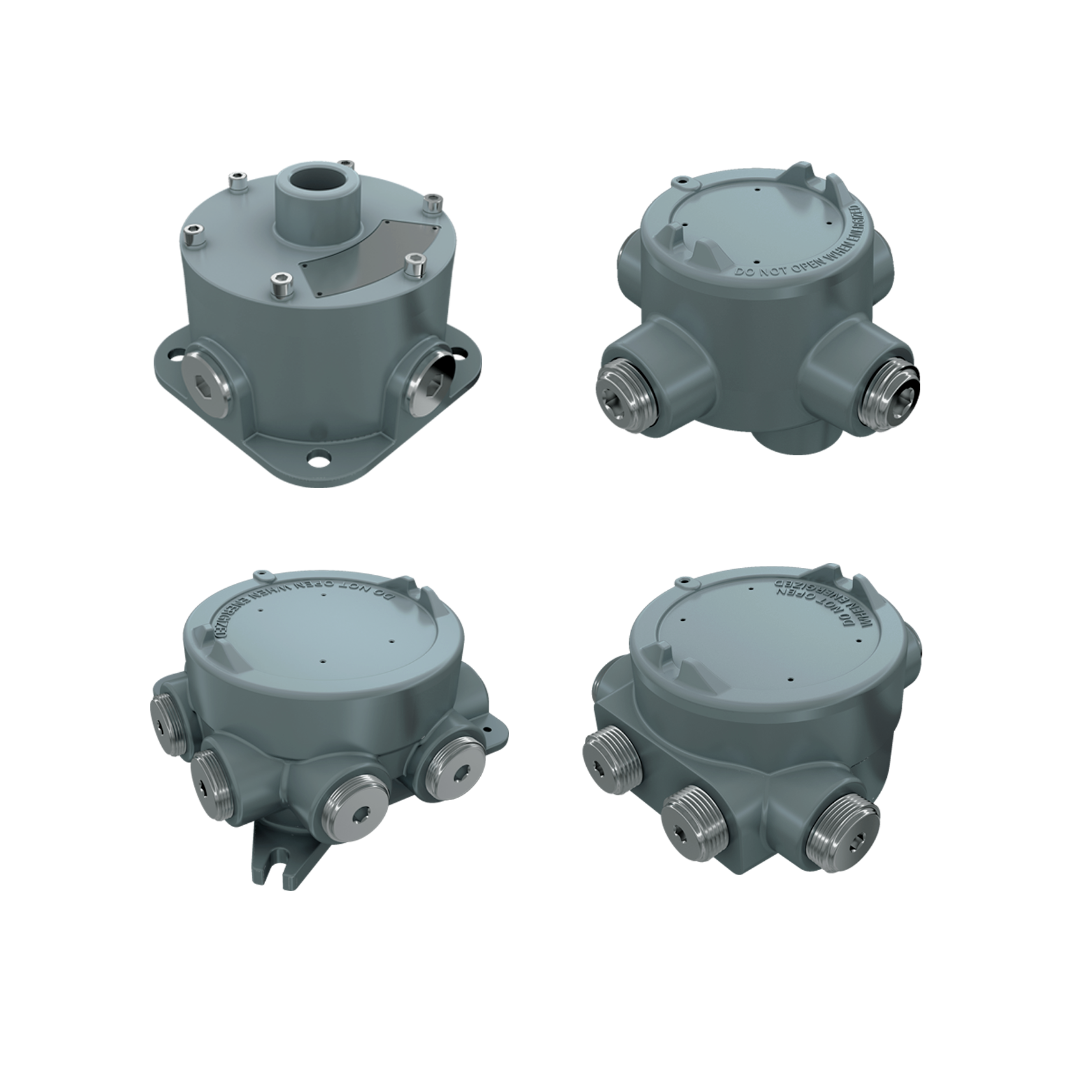 Ex Flameproof Aluminium Junction Box - IECEx ATEX Hazardous Area Zone 1,2