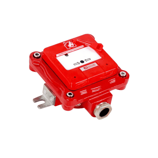 Ex Emergency Fire Alarm Break Glass Start-Stop Push Button Box - ATEX Hazardous Area Zone 1,2