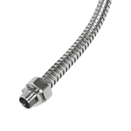 Stainless Steel Weatherproof Flexible Conduit Pipe with Thread Gland Fitting